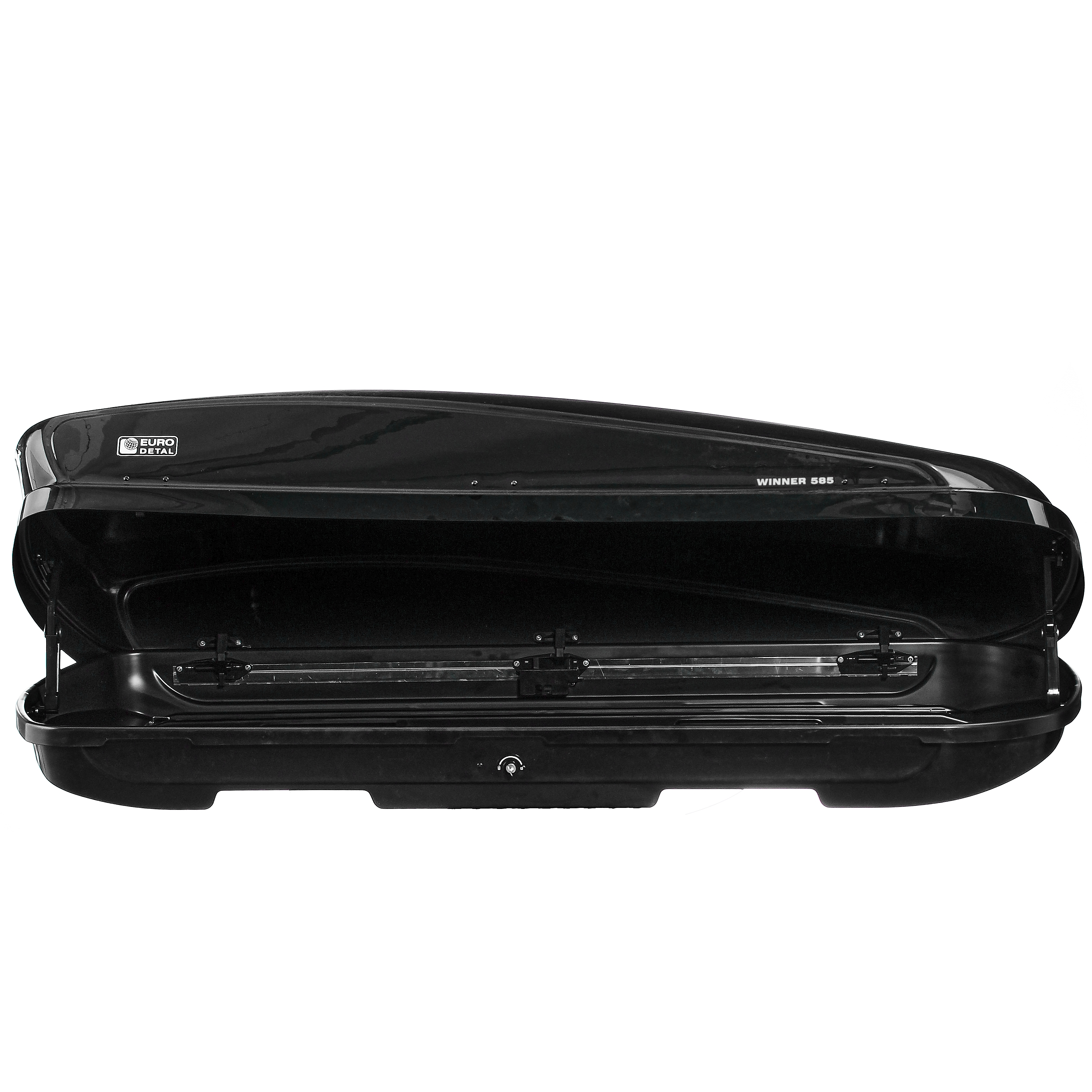 Автобокс на крышу Evrodetal Winner 585 black glossy (Евродеталь Виннер 585 чёрный глянцевый)
