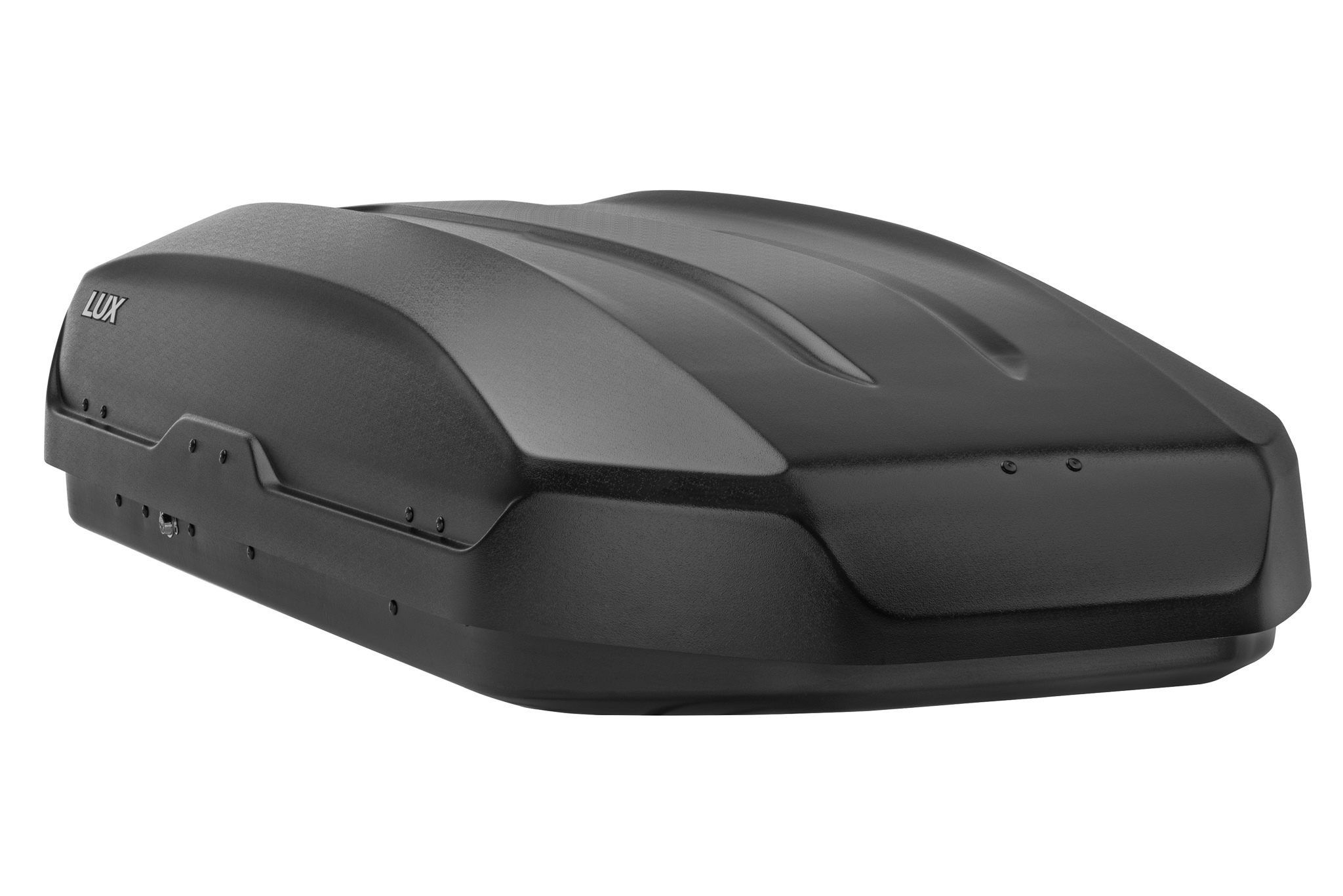 Автобокс на крышу LUX Tavr 175 black matte (Люкс Тавр 175 чёрный матовый)