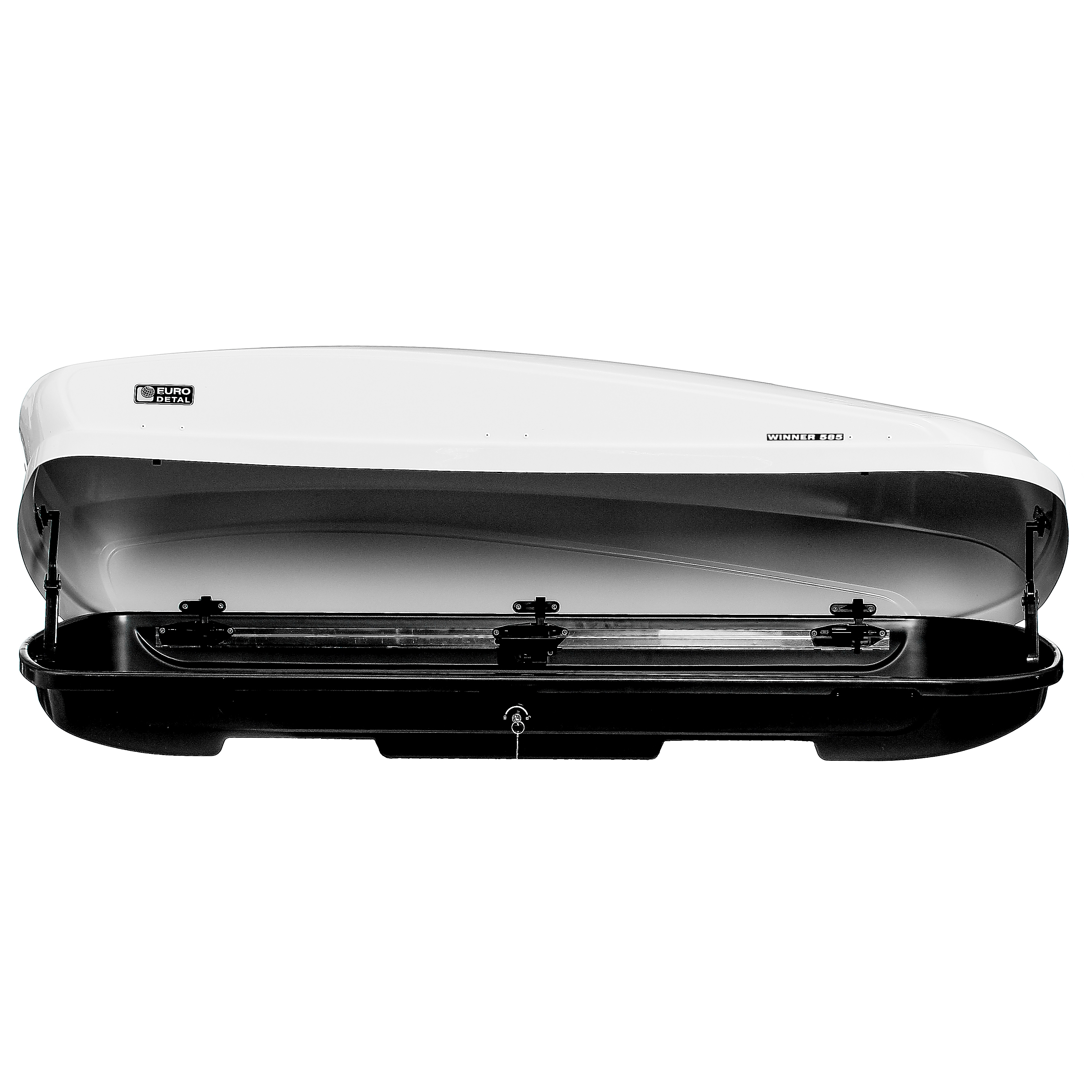 Автобокс на крышу Evrodetal Winner 585 white glossy (Евродеталь Виннер 585 белый глянцевый)