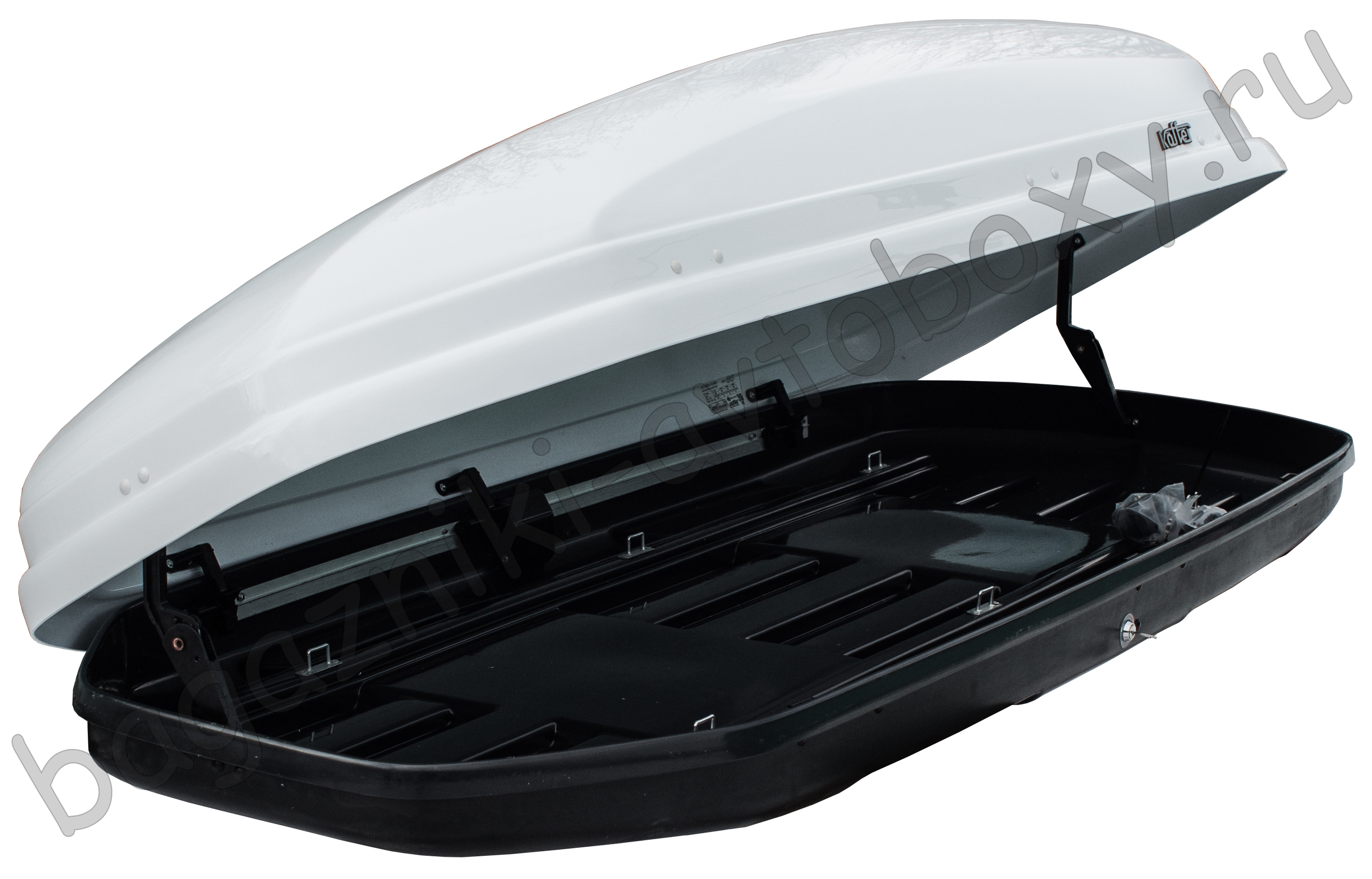 Автобокс Koffer KB 480 белый глянцевый двухсторонний