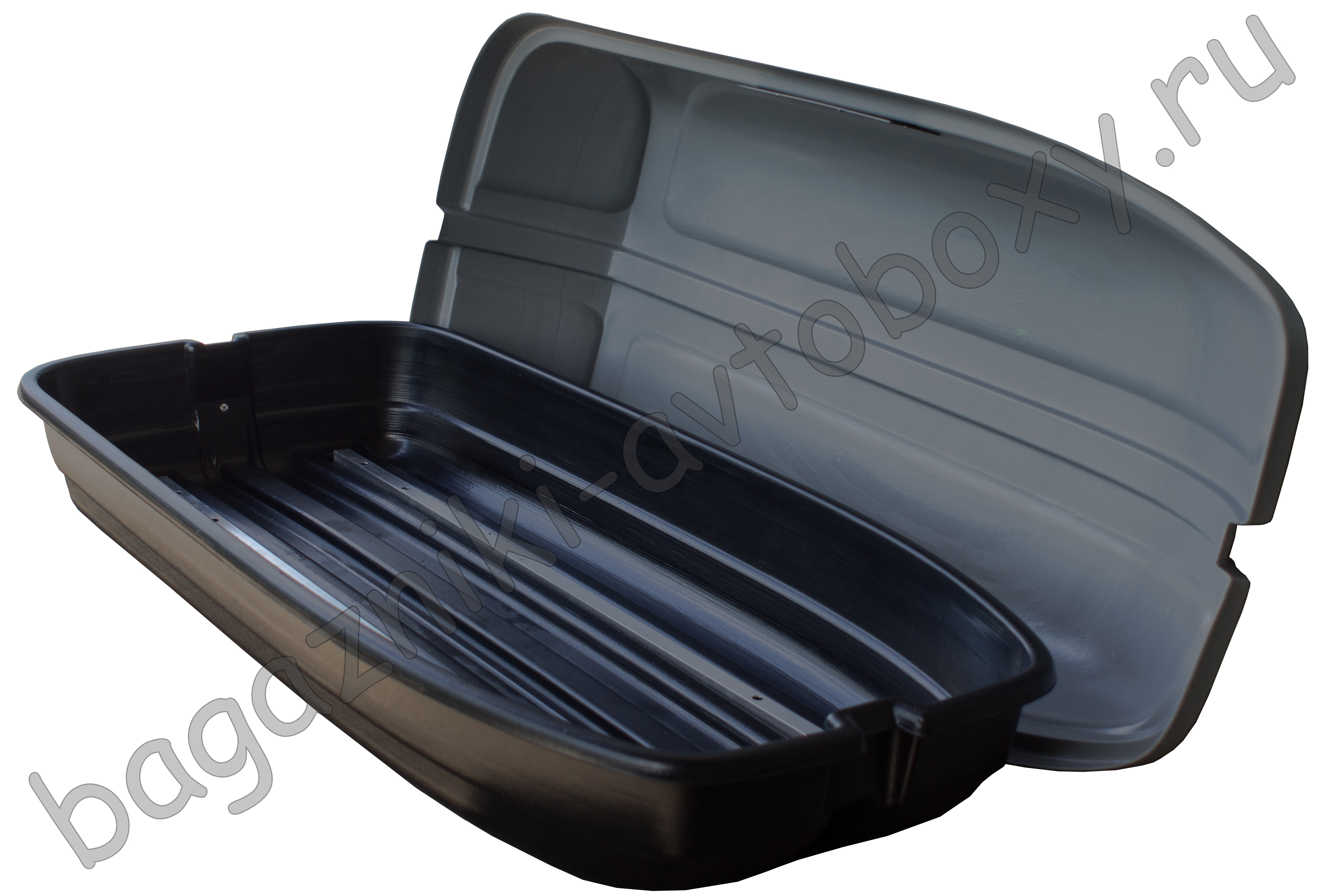 Автобокс на крышу Saturn / Atek 220 silver matte (Сатурн / Атек 220 серый матовый)