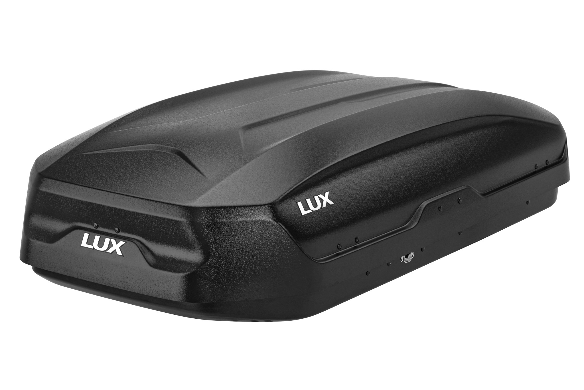 Автобокс на крышу LUX Tavr 197 black matte (Люкс Тавр 197 чёрный матовый)