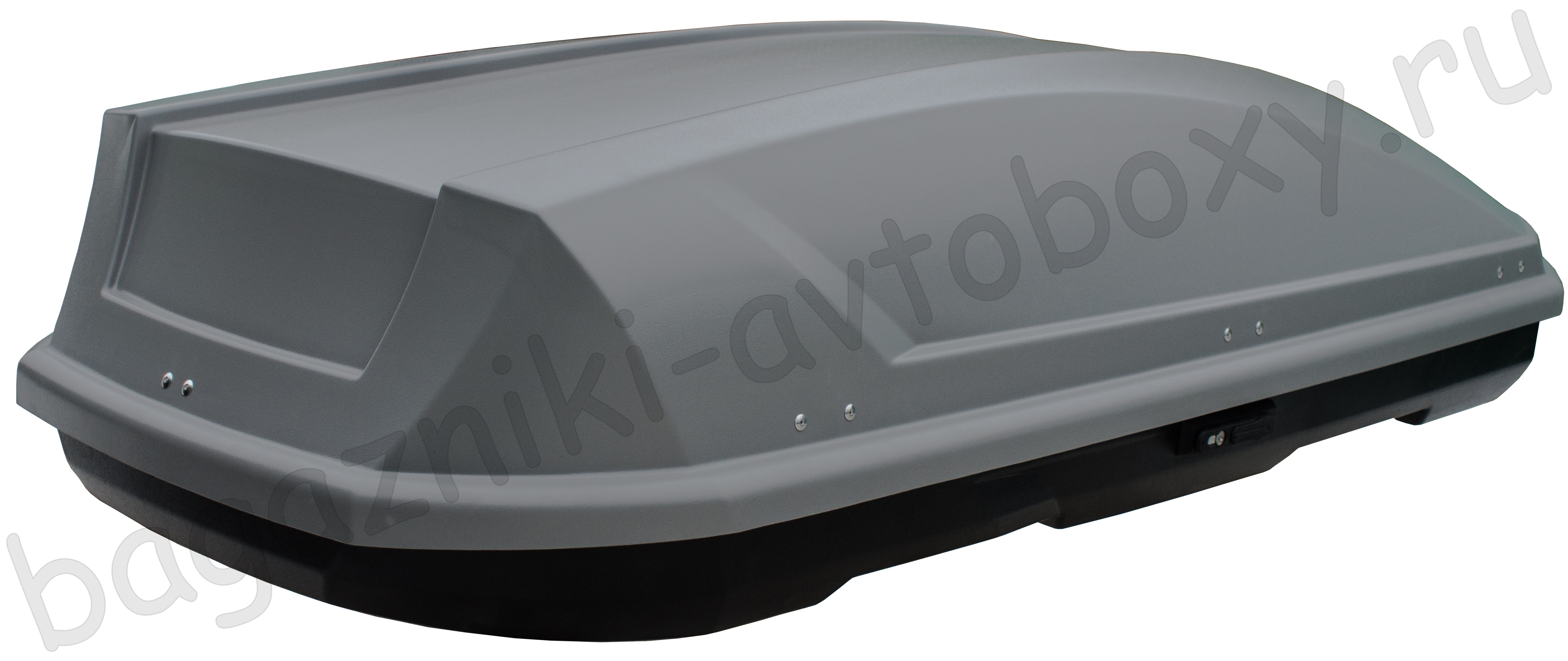 Автобокс на крышу Saturn 520 silver matte duo (Сатурн 520 серый матовый двусторонний)