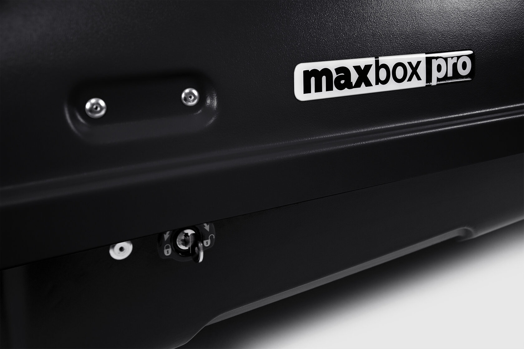 Автобокс на крышу MaxBox PRO / Maksima-List 380 black matte (МаксБокс ПРО / Максима-Лист 380 чёрный матовый)