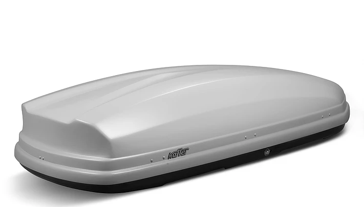 Автобокс на крышу Koffer KB 480 silver matte duo (Коффер КБ 480 серый матовый двухсторонний)