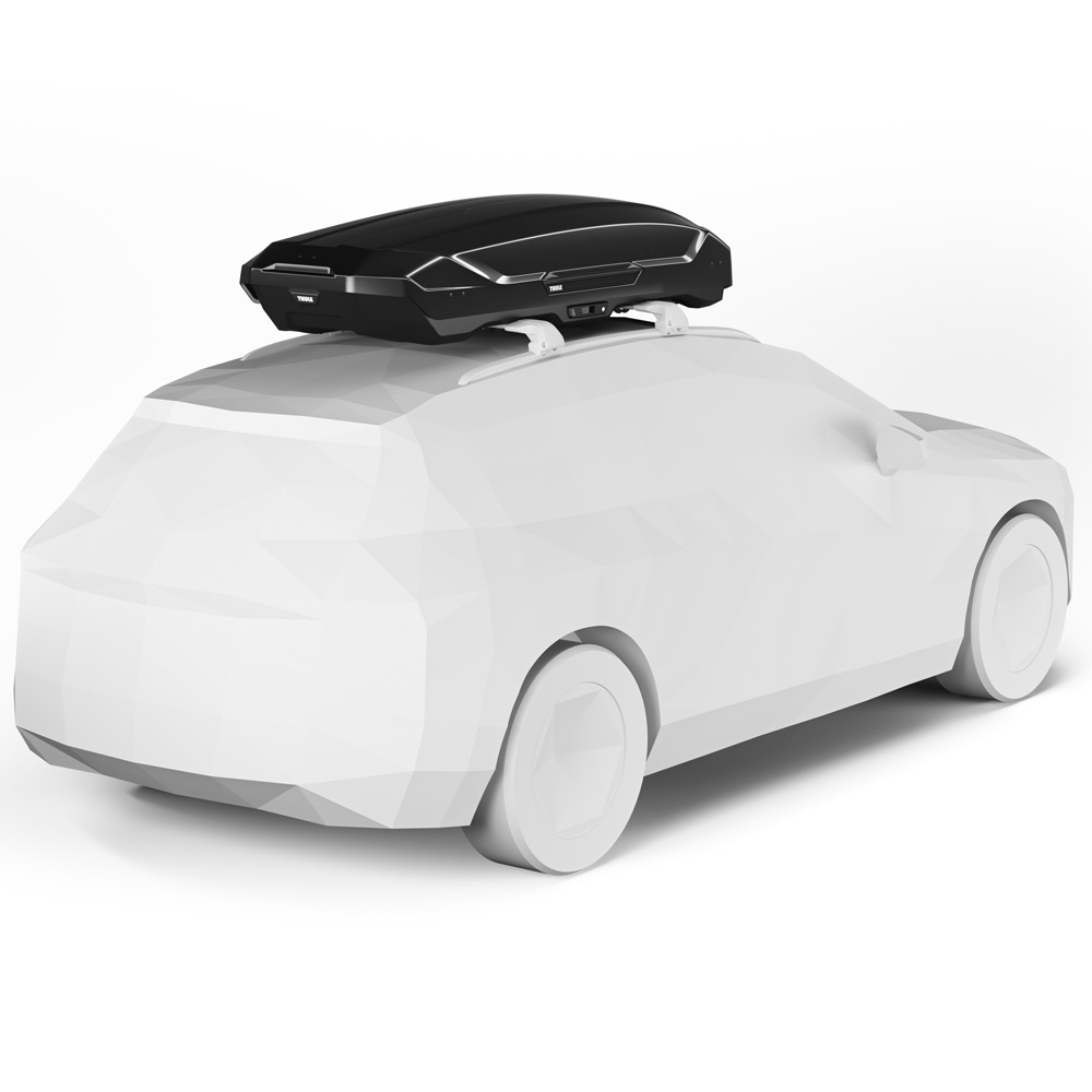 Автобокс на крышу Thule Motion 3 XL black glossy (Туле Моушен 3 ИксЛ чёрный глянцевый)
