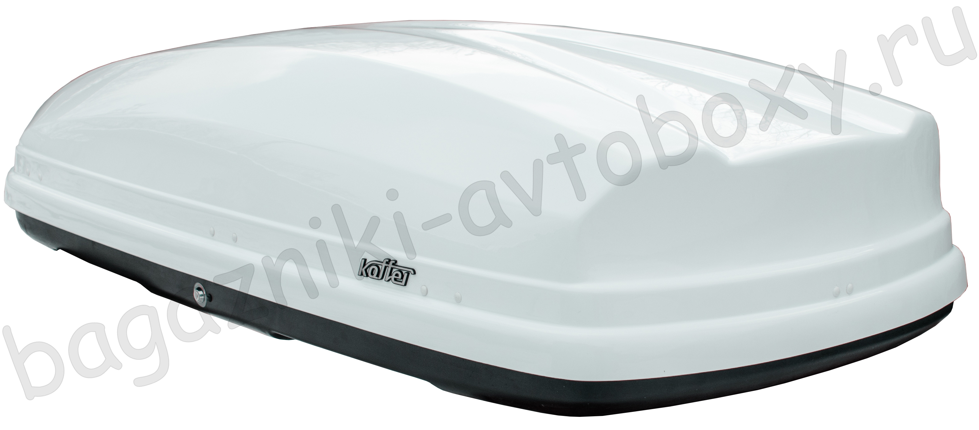 Автобокс Koffer KB 480 белый глянцевый двухсторонний