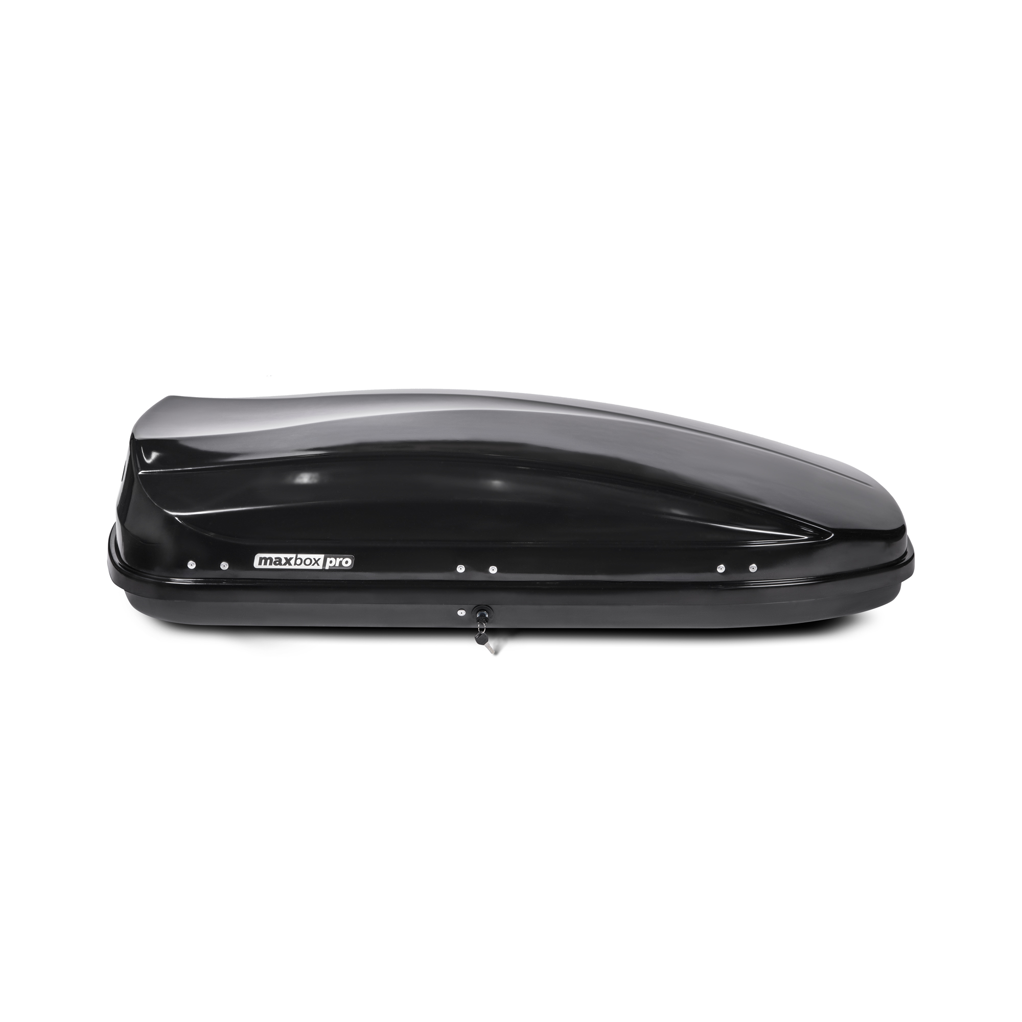 Автобокс на крышу MaxBox PRO (Максима-Лист) 460 black glossy (МаксБокс ПРО / Максима-Лист 460 чёрный глянцевый)