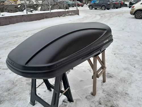 Автобокс Saturn 460 чёрный матовый двухсторонний Б/У