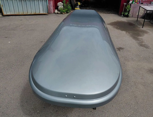 Автобокс Thule Vision XXL б/у 650 л серый глянец
