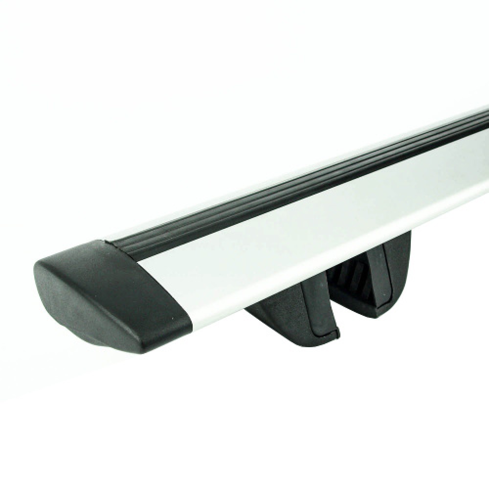 Багажник Amos Futura для Mitsubishi Pajero Pinin 5 дв. Джип 2000-2006гг. на рейлинги (аэродинамическая крыловидная дуга)