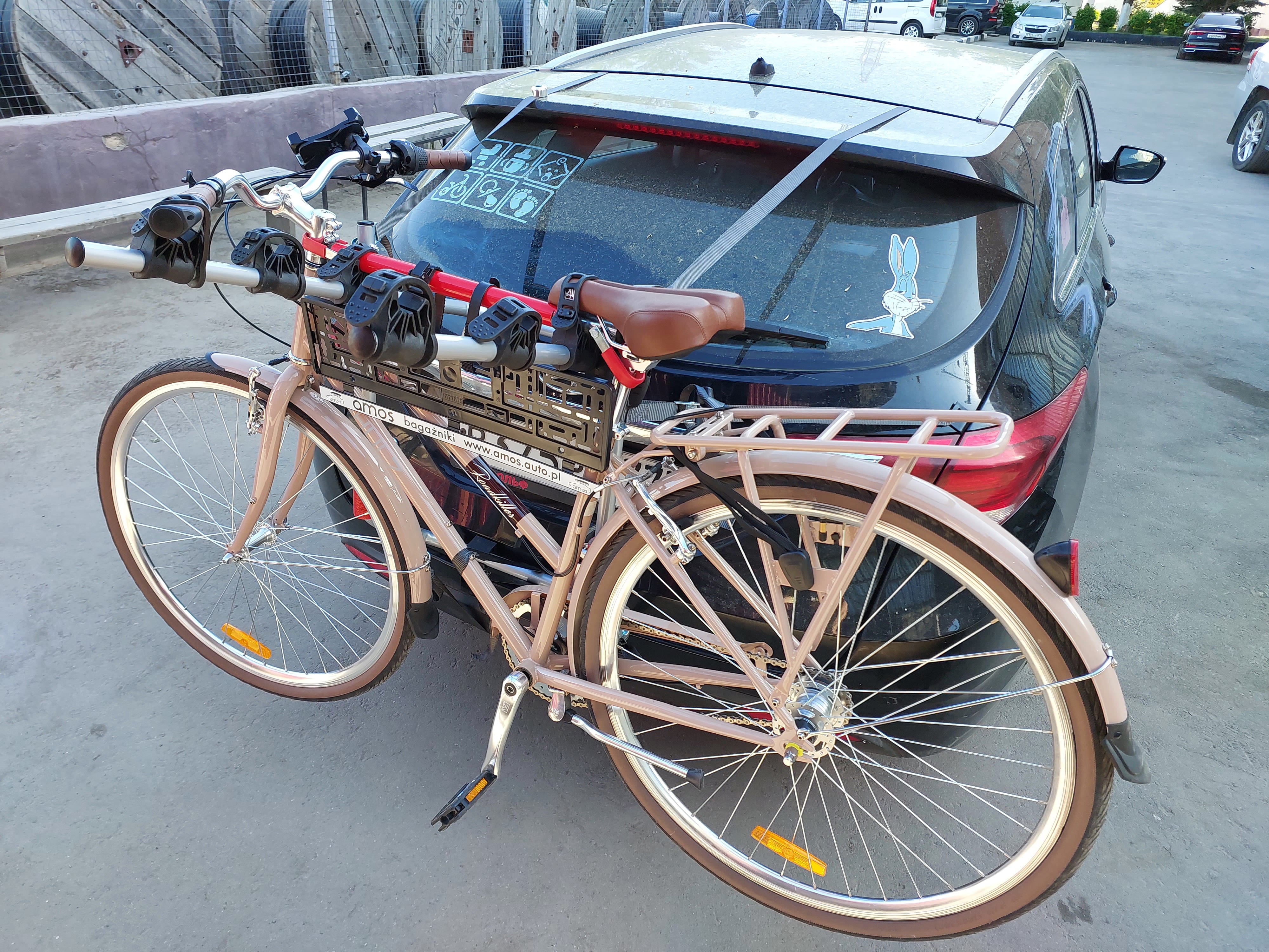 Велокрепление Amos Weekend 3 на заднюю дверь