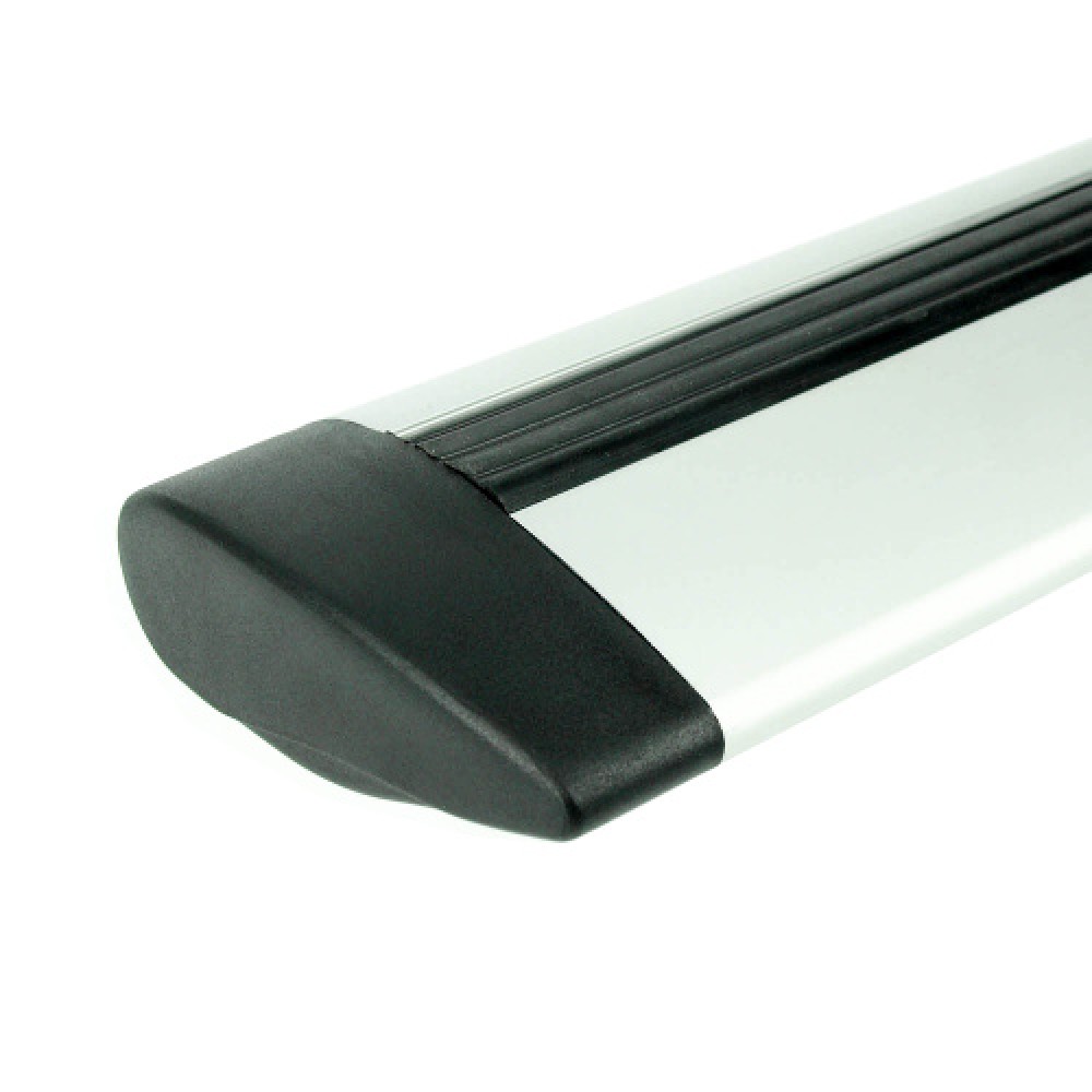 Багажник Amos Futura для Subaru Forester SF 5дв. Универсал 1997-2002гг. на рейлинги (аэродинамическая крыловидная дуга)