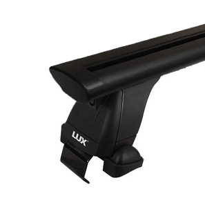 Автобагажник Lux БК3 Hyundai Solaris II седан 2017-2020 гладкая крыша аэро-трэвэл черный