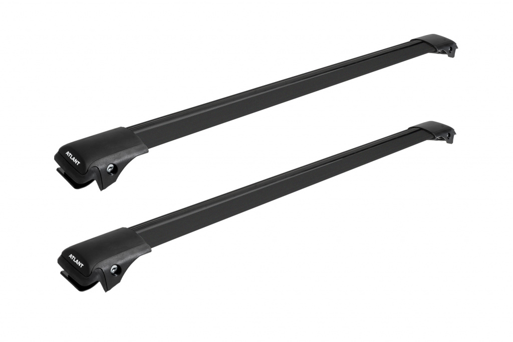Автобагажник Atlant тип I для BMW 3-Series 5-дв универсал 1998-2007 рейлинги черные дуги 790/790 мм 10002+11118+11118