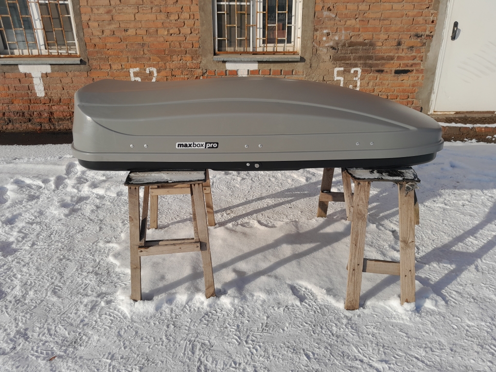 Автобокс MaxBox PRO (Максима-Лист) 520 серый матовый Б/У