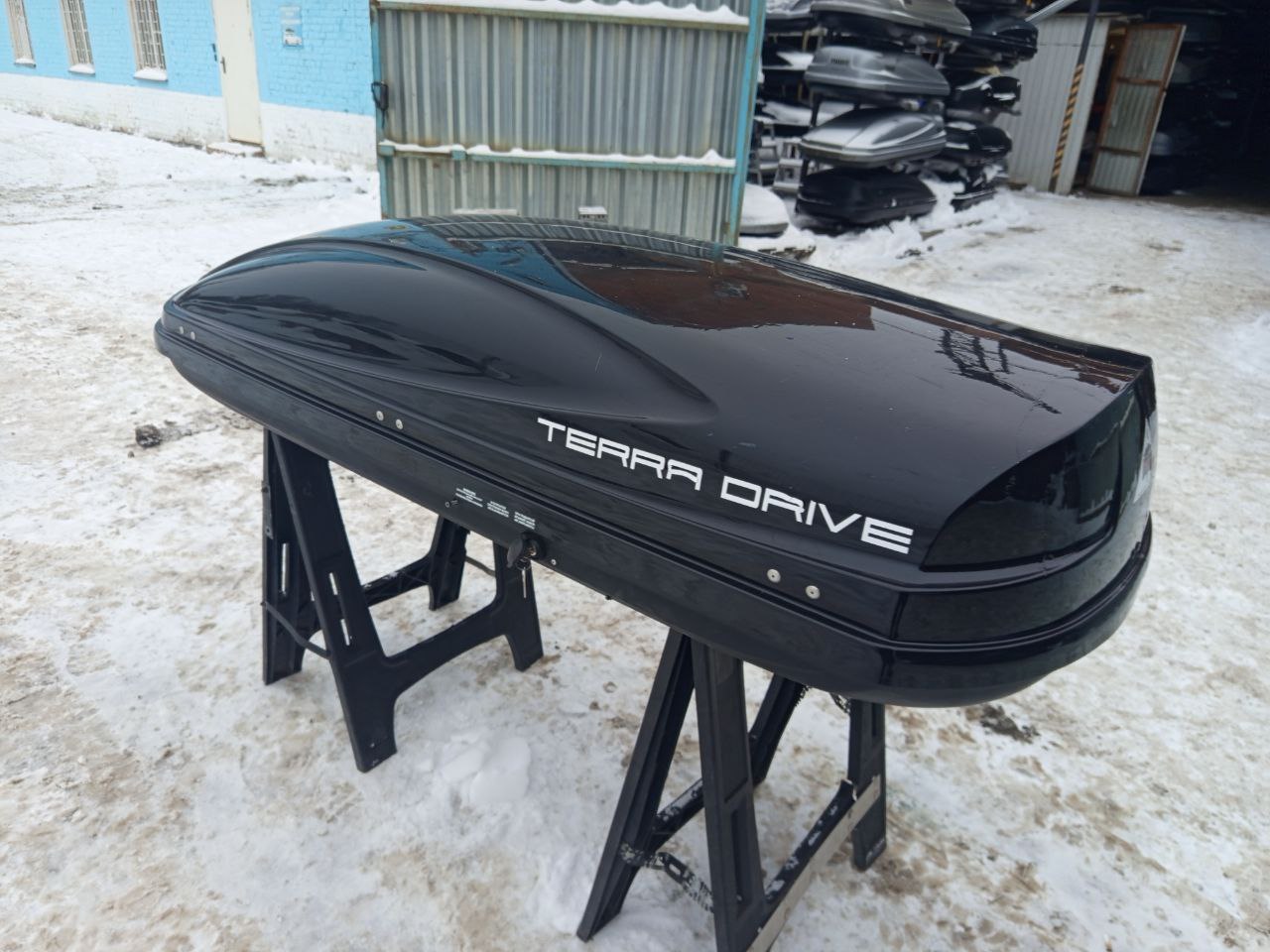 Автобокс Terra Drive 480 чёрный глянцевый Б/У