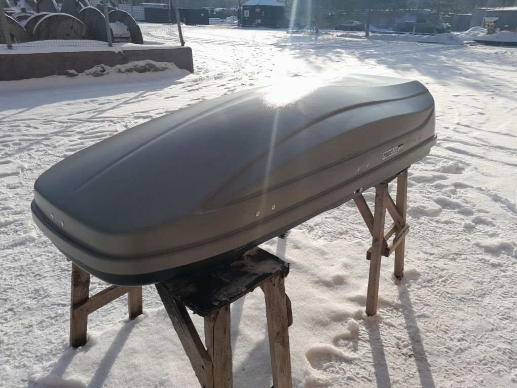 Автобокс MaxBox PRO (Максима-Лист) 520 серый матовый Б/У