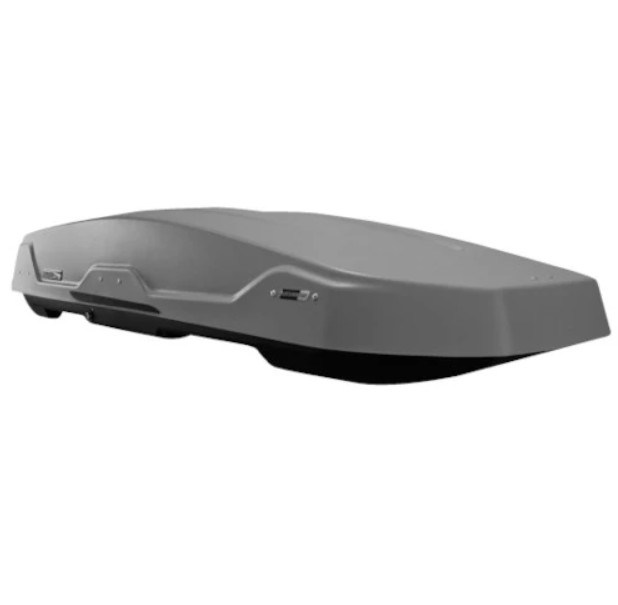 Автобокс на крышу Saturn 520 silver matte SN 520 G DUO NEW UF (Сатурн 520 серый матовый  СН 520 Ж ДУО НЬЮ УФ)