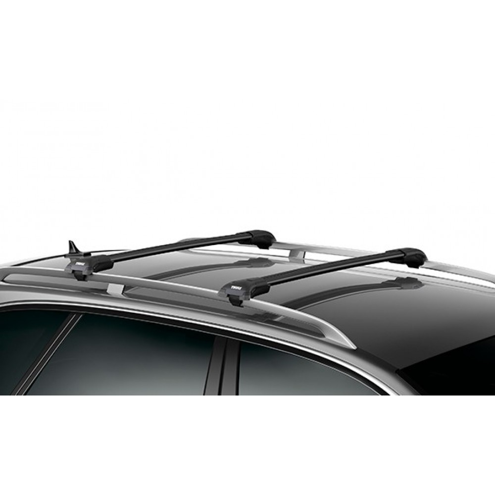 Багажник Thule WingBar Edge Black для Volvo V70 I Универсал 5 дв. 1996-2000 (Edge черная аэродинамическая дуга)