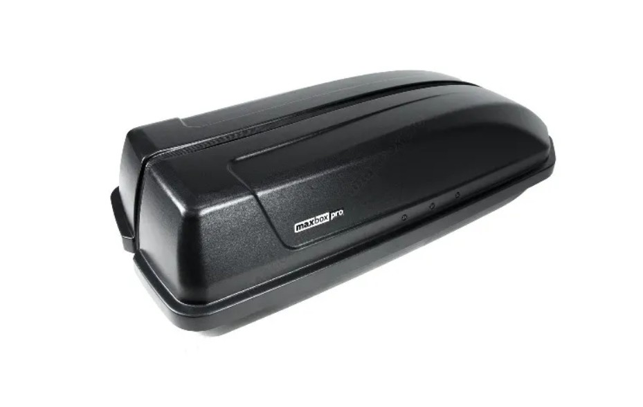 Автобокс на крышу MaxBox PRO 240 compact black matte (МаксБокс ПРО 240 компакт черный матовый)