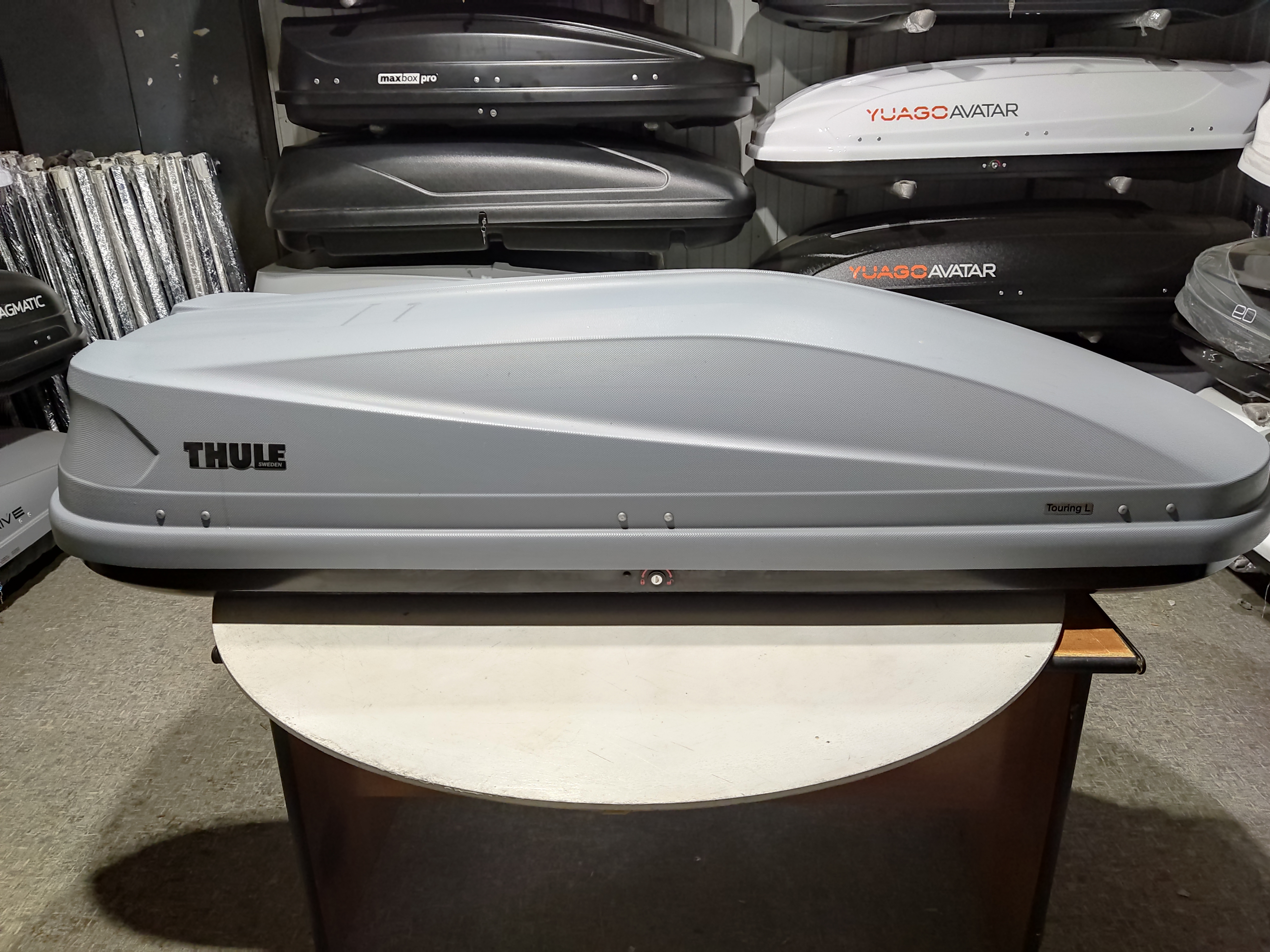 Автобокс Thule Touring 780 серый матовый Б/У