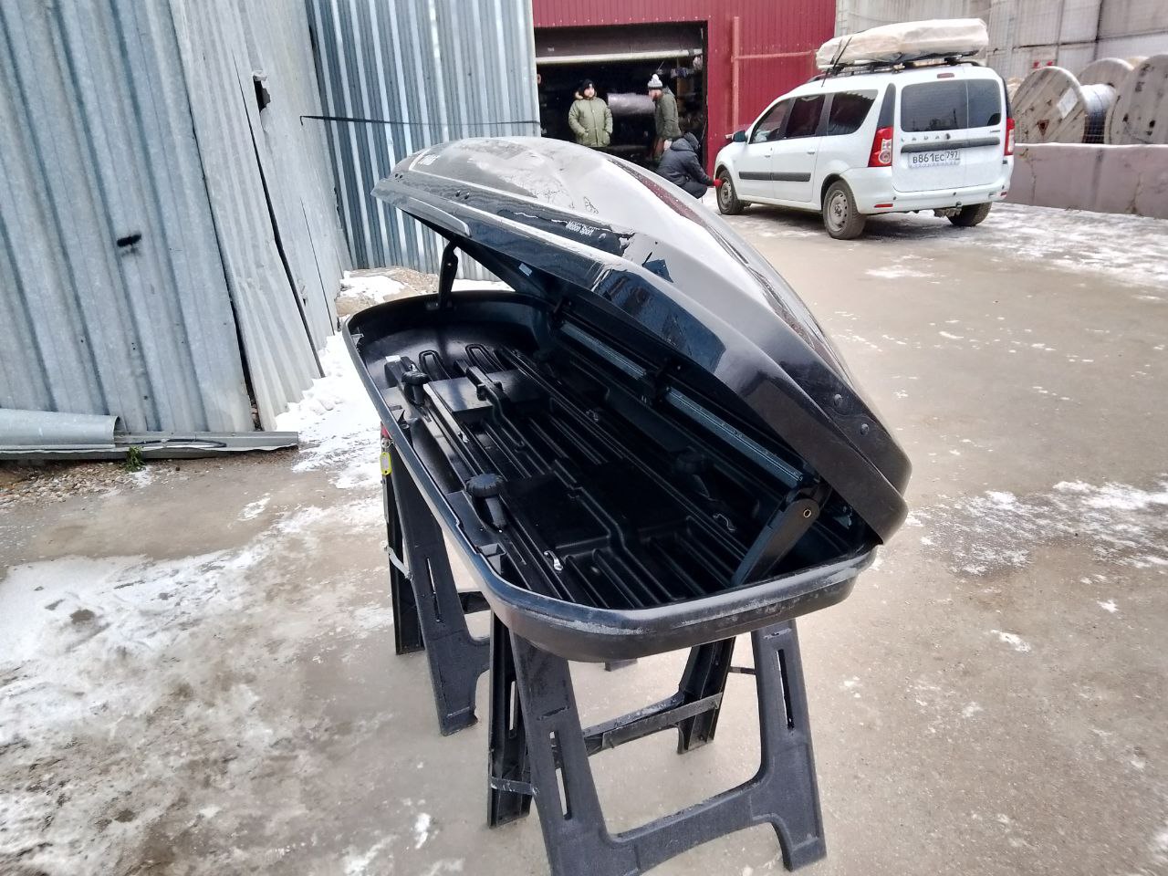 Автобокс Thule Motion 600 чёрный Б/У 001 Э
