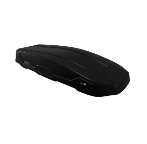 Автобокс на крышу Saturn 520 black matte SN 520 B DUO NEW UF (Сатурн 520 черный матовый СН 520 Б ДУО НЬЮ УФ)
