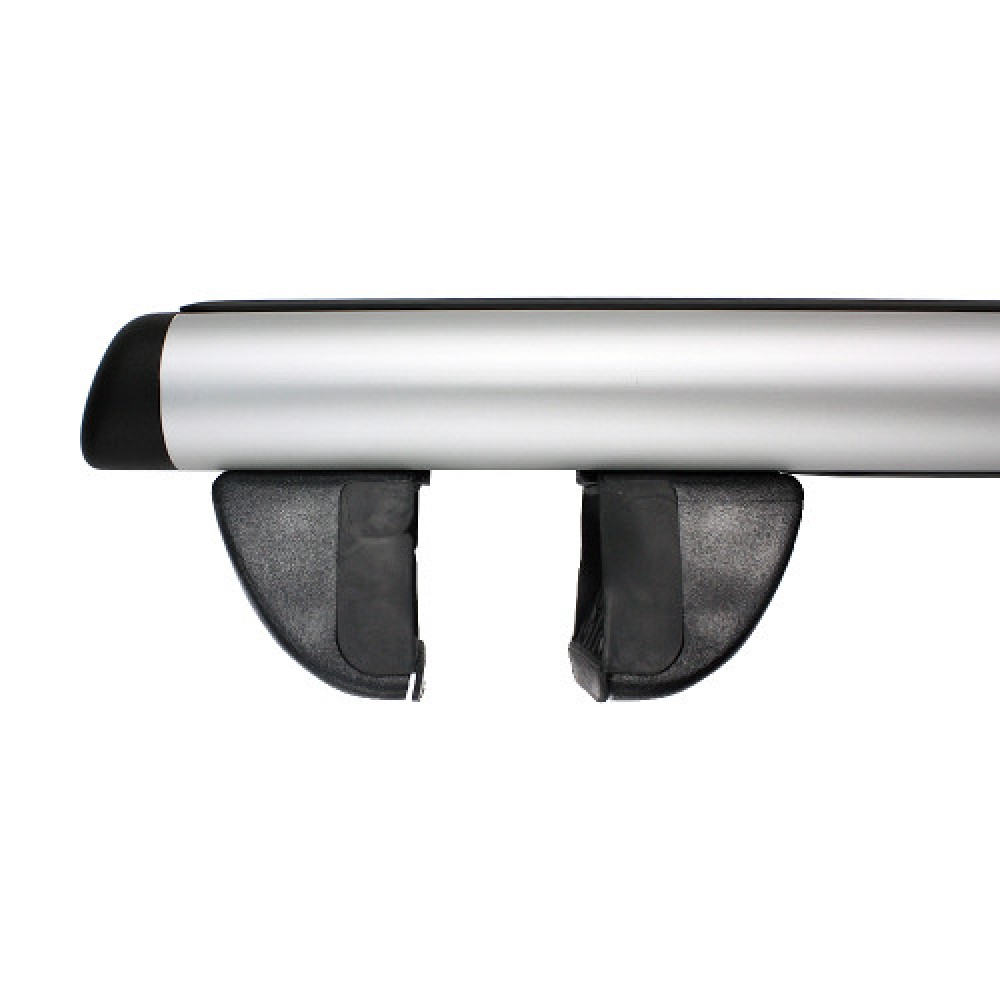 Багажник Amos Futura для Mitsubishi Pajero 3/5 дв. Джип 1991-2006гг. на рейлинги (аэродинамическая дуга)