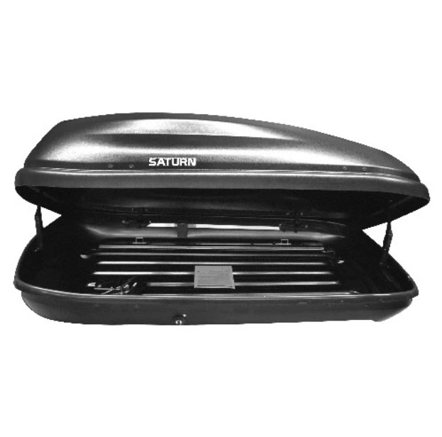 Автобокс Saturn 420 DUO чёрный матовый