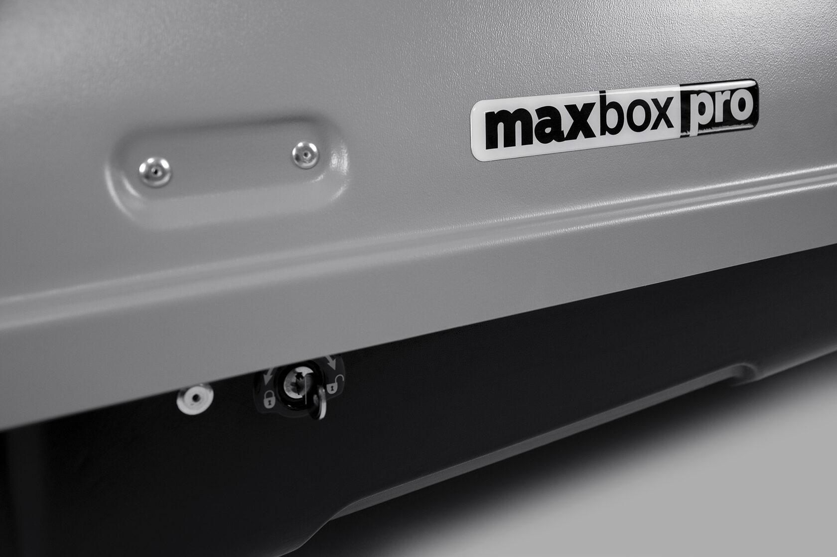 Автобокс на крышу MaxBox PRO / Maksima-List 380 silver matte (МаксБокс ПРО / Максима-Лист 380 серый матовый)