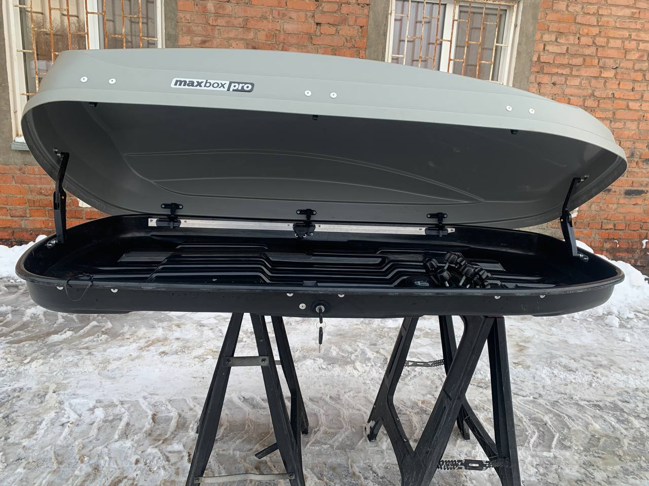 Автобокс MaxBox PRO (Максима-Лист) 460 серый матовый Б/У №2