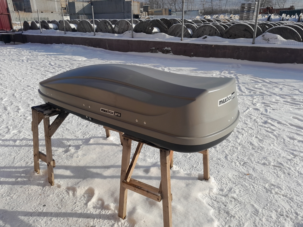 Автобокс MaxBox PRO (Максима-Лист) 520 серый матовый Б/У