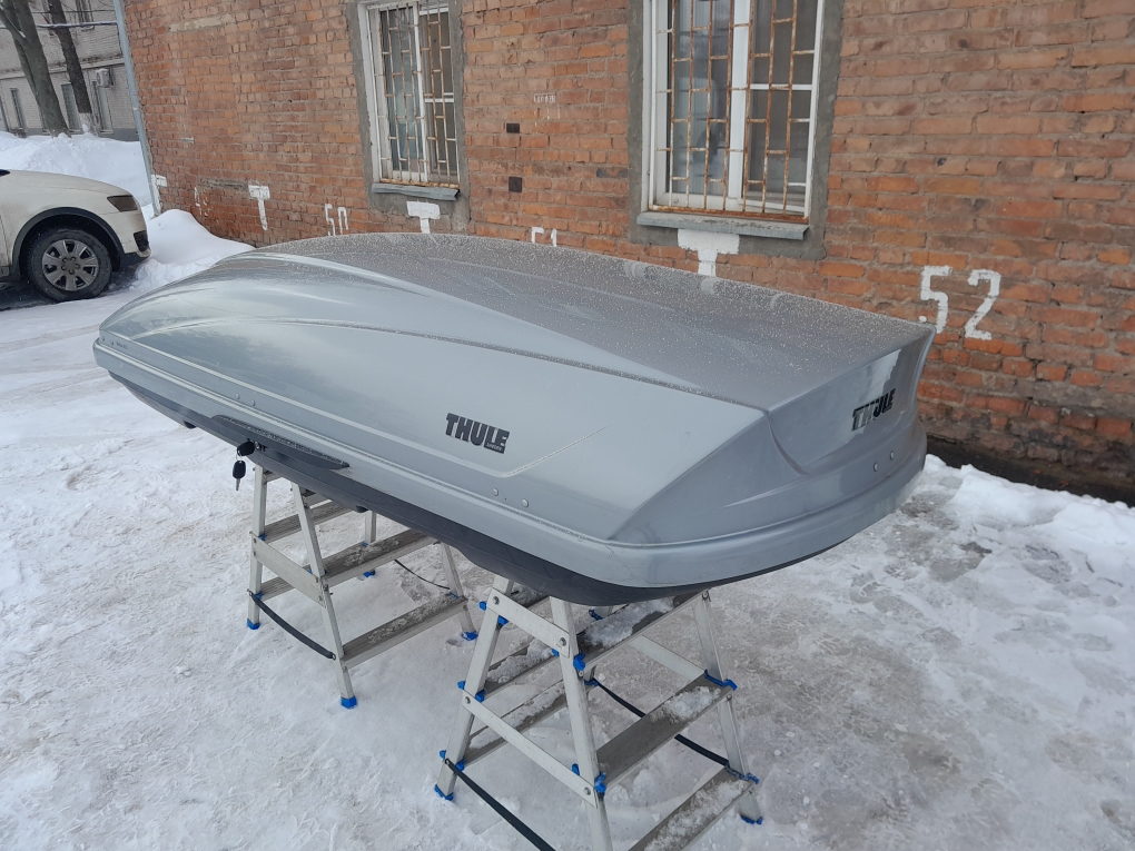 Автобокс Thule Motion 900 серый глянец б/у