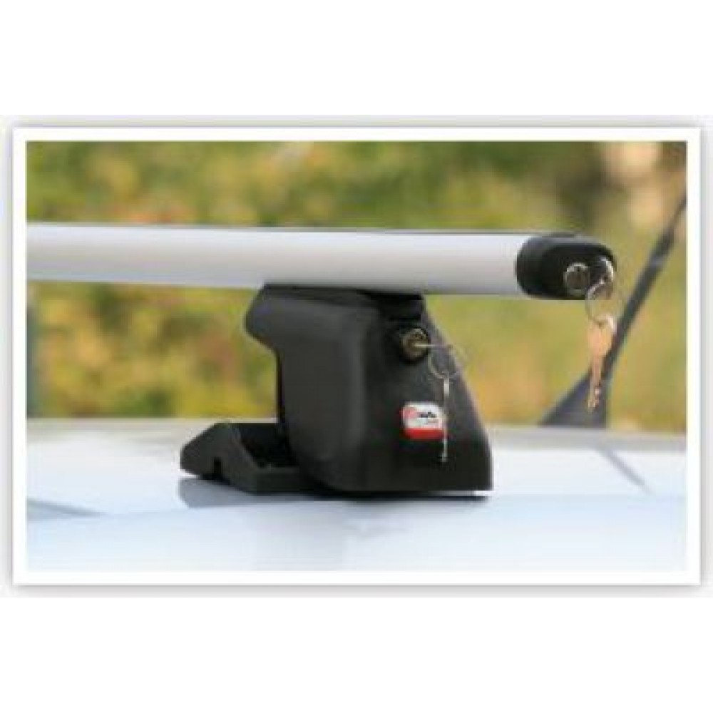 Багажник Amos Dromader D-T для Dodge Caravan/ Grand Caravan 5 дв. минивэн 1995-2007гг. на Т-Профиль (аэродинамическая крыловидная дуга)