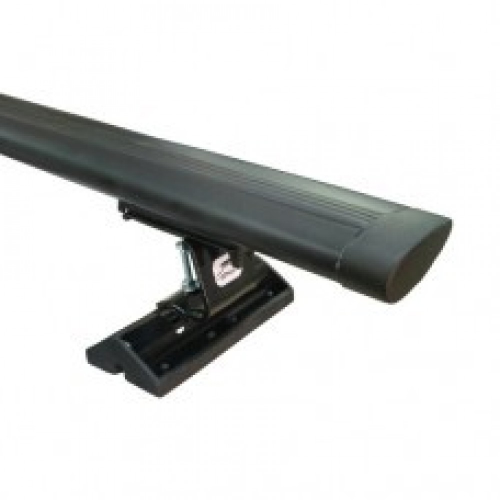 Багажник Amos RELING BLACK для Skoda Favorit 5дв. Универсал 1993г. и по н.в. на рейлинги (аэродинамическая черная крыловидная дуга)