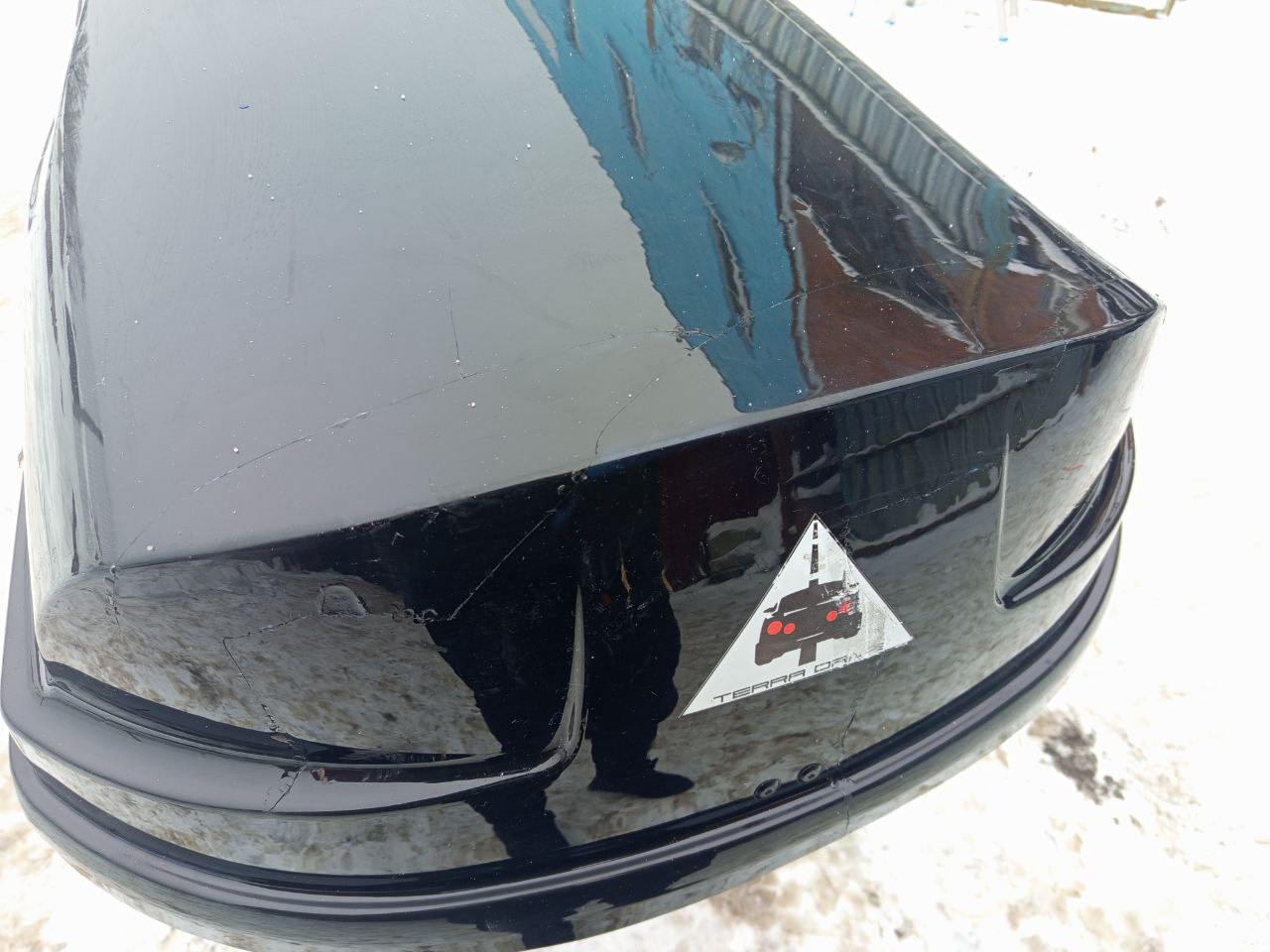 Автобокс Terra Drive 480 чёрный глянцевый Б/У