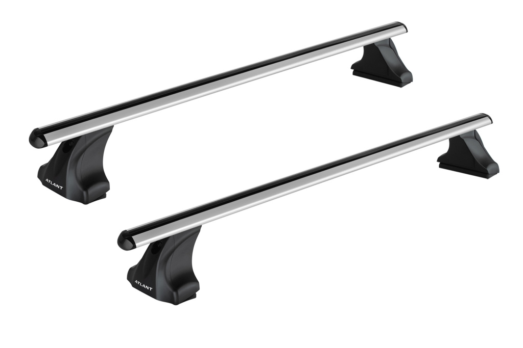 Автобагажник Atlant тип E за дверной проем для TOYOTA Hilux  дуги алюминиевые аэро 2005-2023 7002+7165+8828