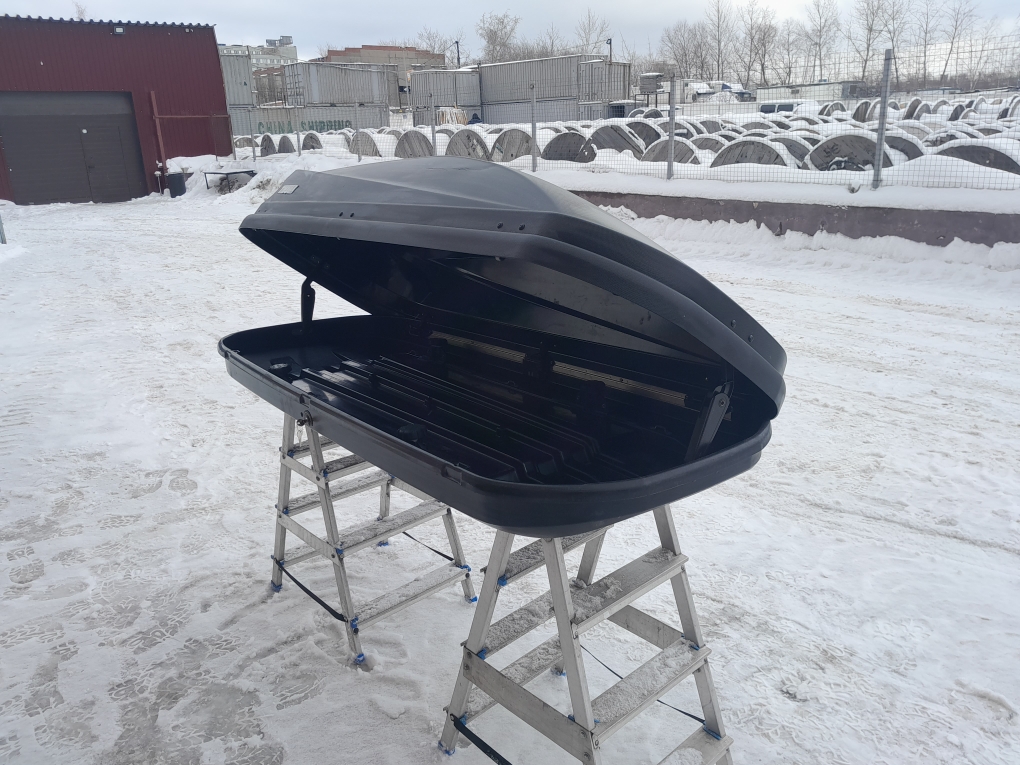 Автобокс Thule Touring 780 чёрный глянцевый Б/У