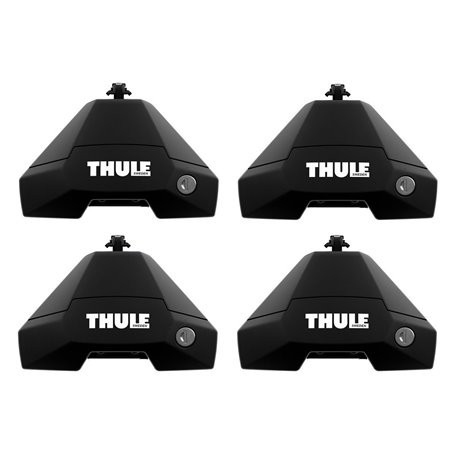 Багажник Thule SquareBar Evo Clamp на крышу Volkswagen Polo (Mk. VI) 5-dr Hatchback, 18-