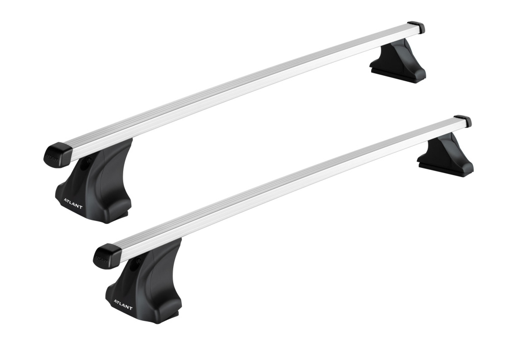 Автобагажник Atlant тип E за дверной проем для SKODA Octavia  дуги алюминиевые прямоугольные 2019-2023 7002+7255+8826