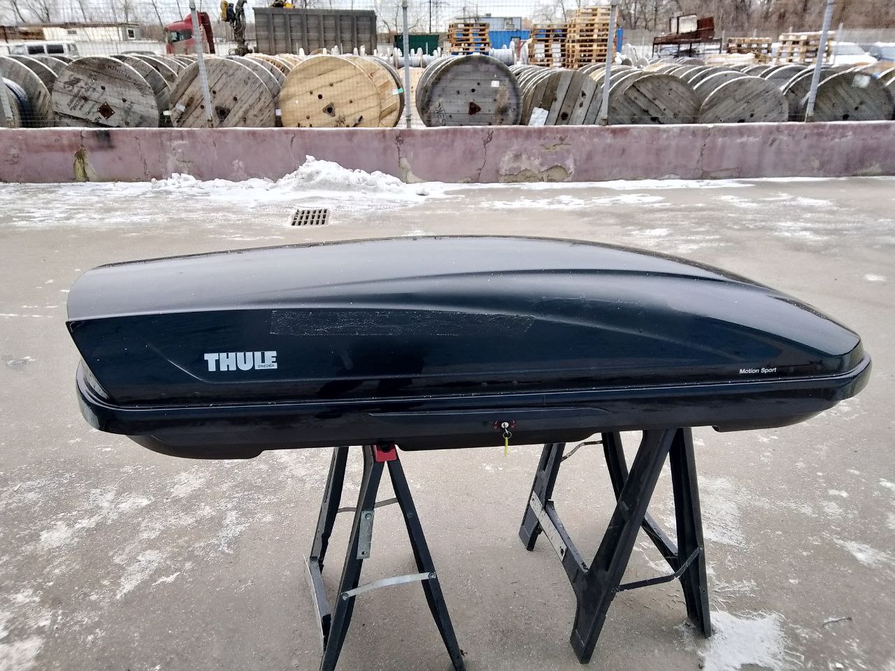 Автобокс Thule Motion 600 чёрный Б/У 001 Э