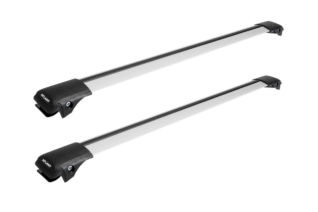 Автобагажник Atlant тип I для MERCEDES-BENZ C-Class 5-дв универсал 2006-2015 рейлинги серые дуги 910/850 мм 10002+11015+11014