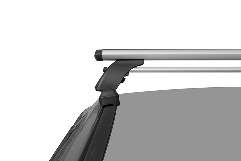 Автобагажник Lux БК1 Chevrolet Aveo II седан 2011-2020 гладкая крыша аэро-трэвэл