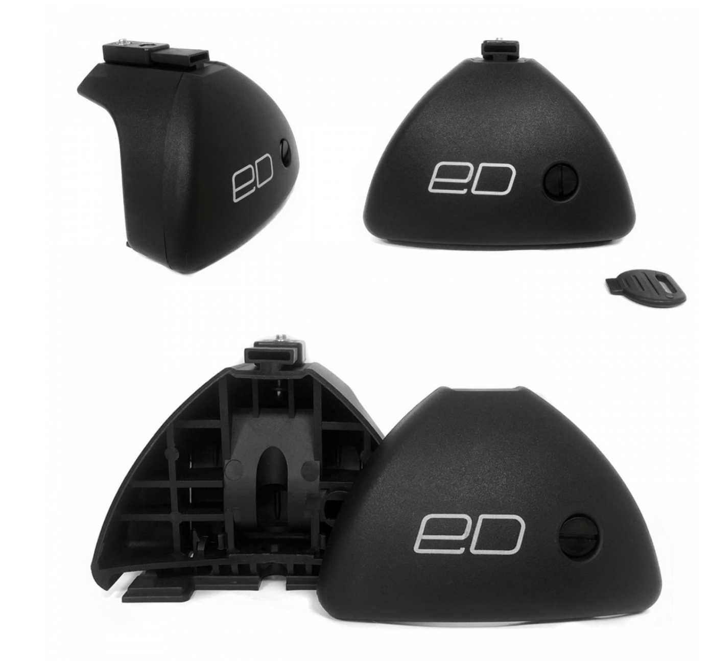 Багажник ED Крыло черный на крышу Kia Rio 2017-2020