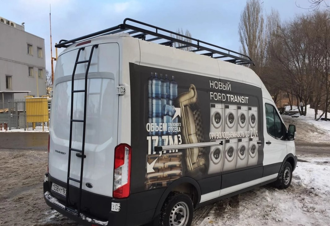 Грузовая платформа ED для Ford Transit L3H3 с сеткой
