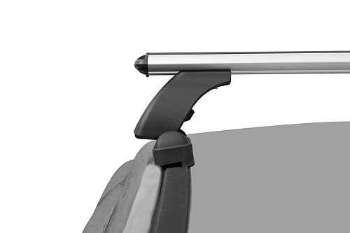 Автобагажник Lux БК1 Chery Fora A21 седан 2006-2010 гладкая крыша аэродинамический