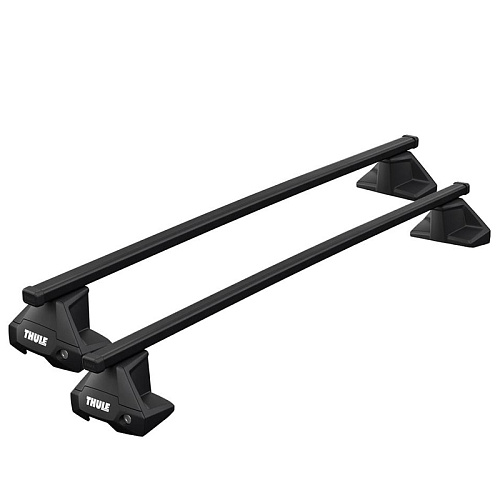 Багажник Thule SquareBar Evo Clamp на крышу Volkswagen Polo (Mk. VI) 5-dr Hatchback, 18-