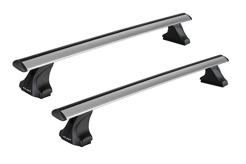 Автобагажник Atlant тип E за дверной проем для AUDI A4 дуги алюминиевые крыло 2015-2023 7002+7248+8824