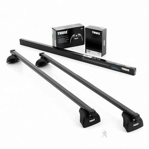 Багажник Thule SquareBar для Toyota Hilux SW4 5 дв. SUV 2016 и по н.в. (прямоугольная дуга)